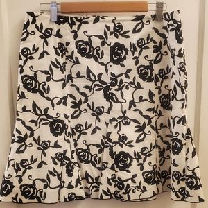 Black and white skirt